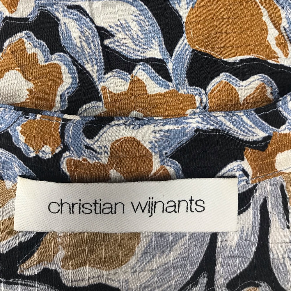 Christian Wijnants 100% Silk Dipha Foliage Dress 6 - Picture 15 of 17